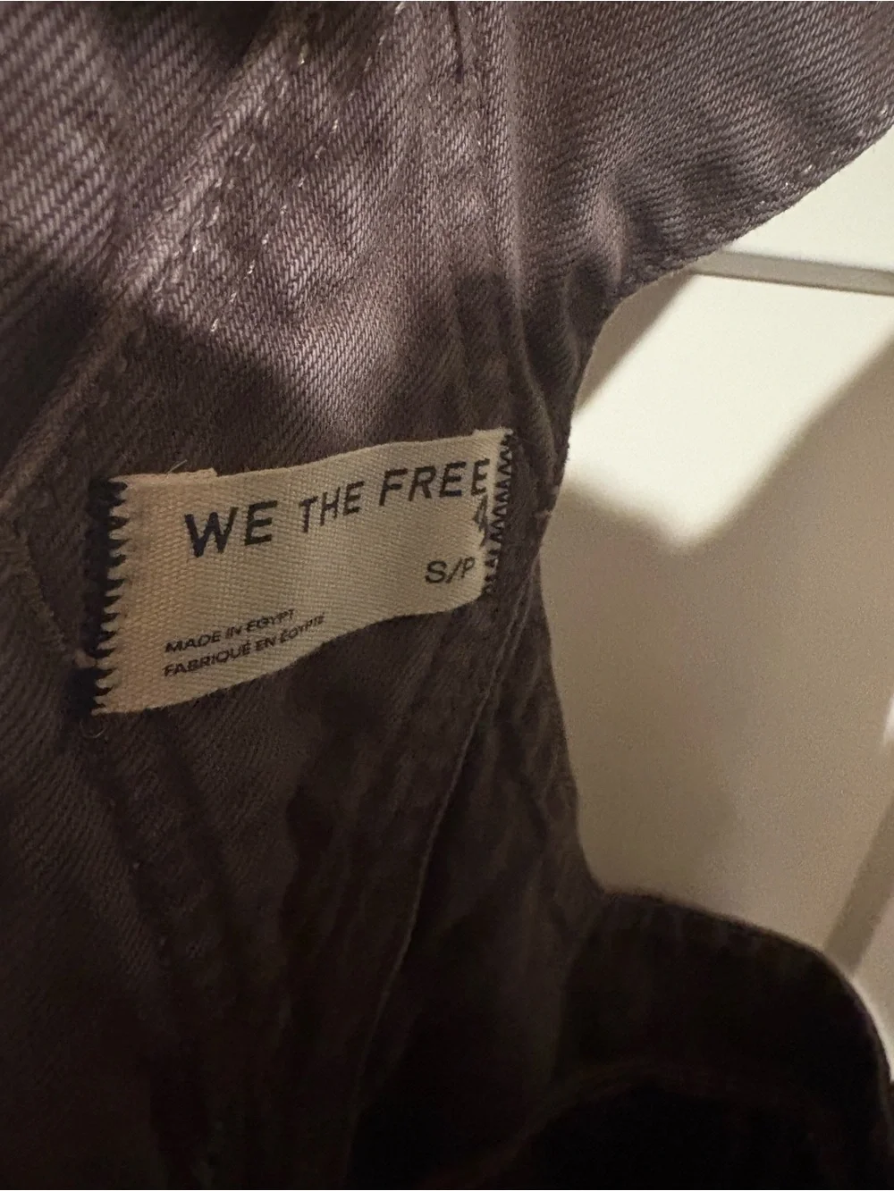 Free People We The Free Good Luck Barrel Overalls Small : Chocolate Mousse NWT - Picture 7 of 7